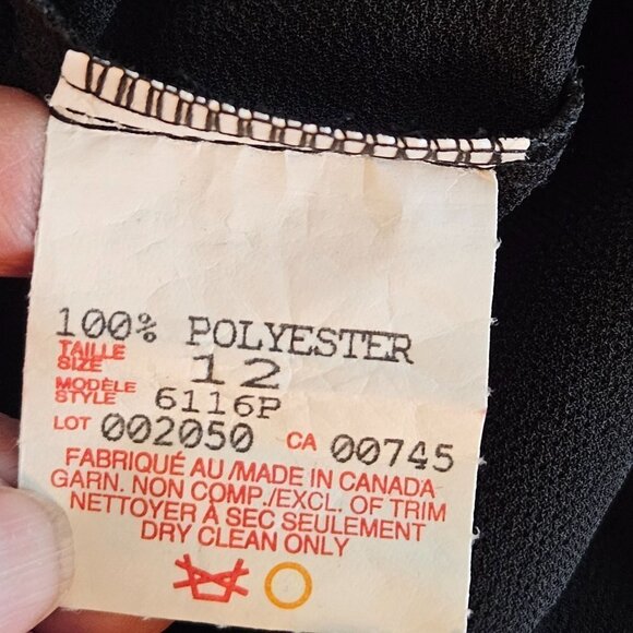 JS Collection 12 Petite Chiffon Black Maxi Formal Skirt 2 Layers High Side Slits - Picture 8 of 12